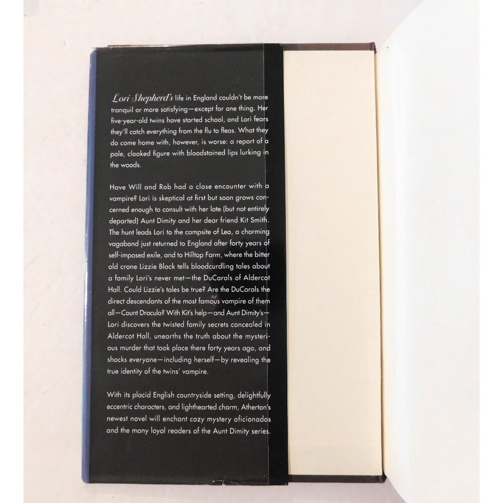 Aunt Dimity Vampire Hunter Nancy Atherton 2008 HCDJ Paranomal Detective Series - Picture 3 of 5